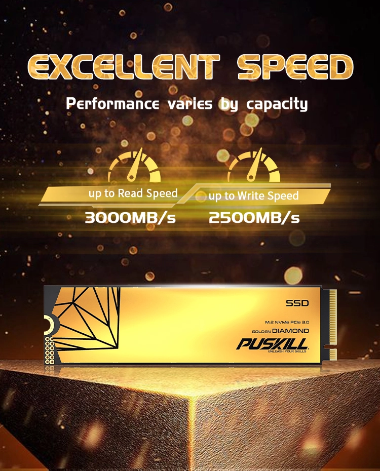 M.2 PCIe NVMe 2280 SSD 3.0 – Fast Boot & Gaming Performance (128GB–2TB) M.2 PCIe NVMe 2280 SSD