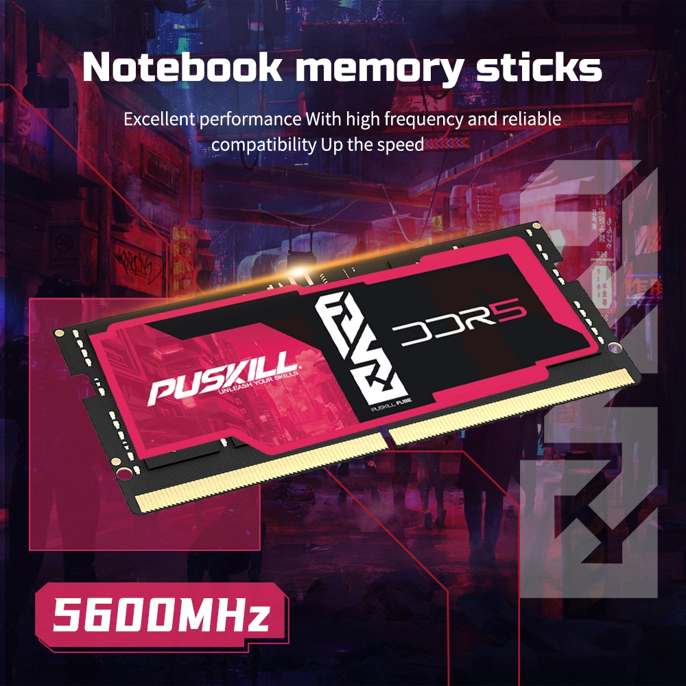 PUSKILL 1.1V DDR5 SODIMM RAM for High-Performance Notebook Upgrades notebook memory upgrade ddr5