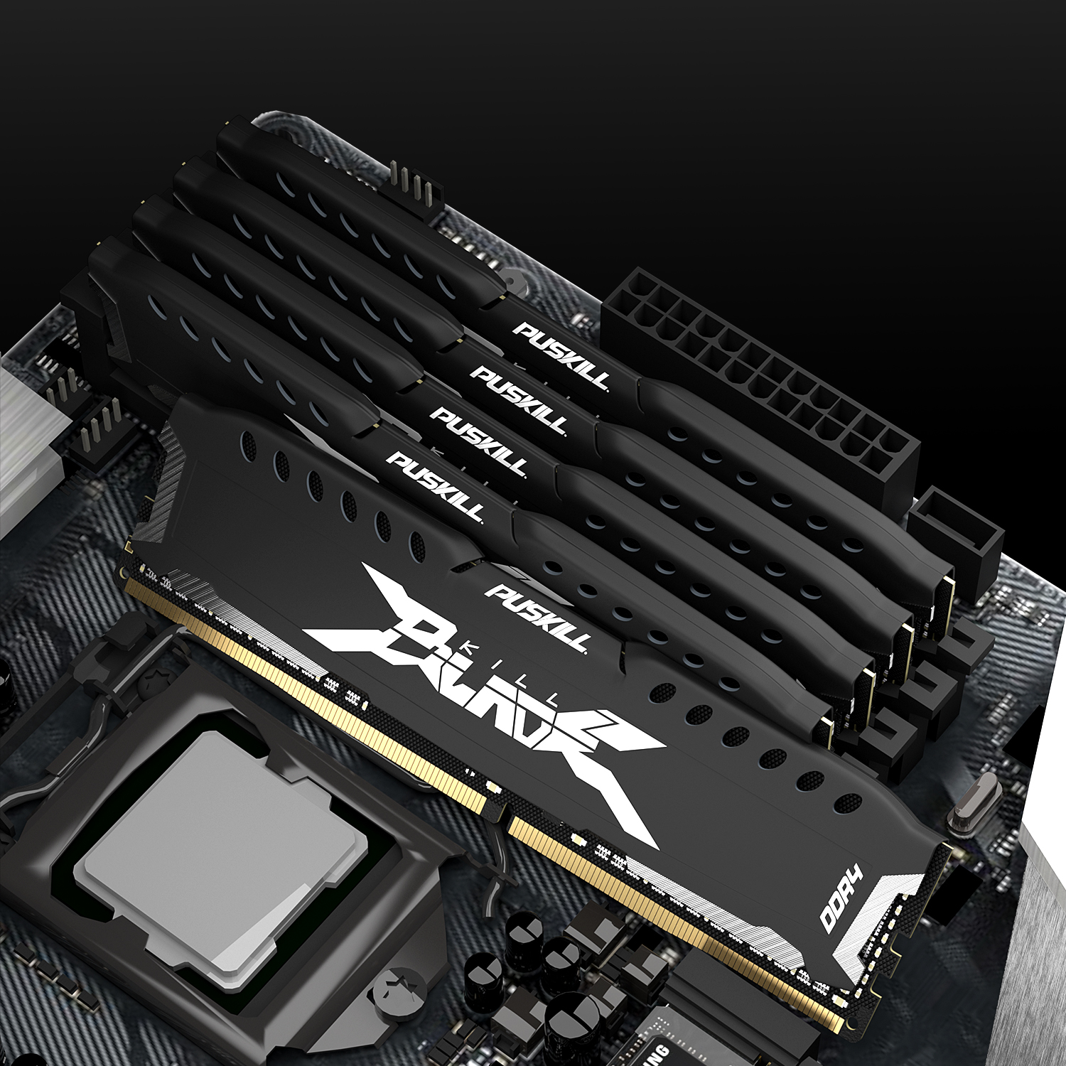 PUSKILL OC Optimized DDR4 Gaming RAM with Advanced Cooling Performance ddr4 ram for gaming pc