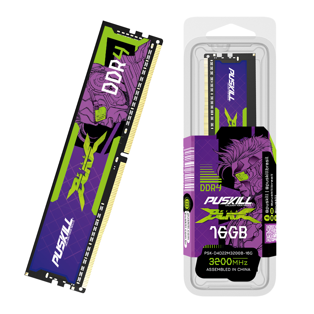 PUSKILL DDR4 Desktop Gaming RAM 8GB 16GB 32GB 2666MHz 3200MHz High Performance Memory Module puskill ddr4 desktop gaming ram 8gb 16gb 32gb 2666mhz 3200mhz high performance memory module