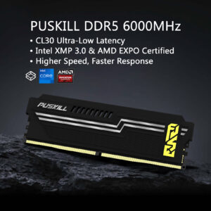 puskill ddr5 ecc desktop ram 8gb/16gb/32gb 4800mhz/5600mhz/6000mhz in stock for computer games ps5 support customised
