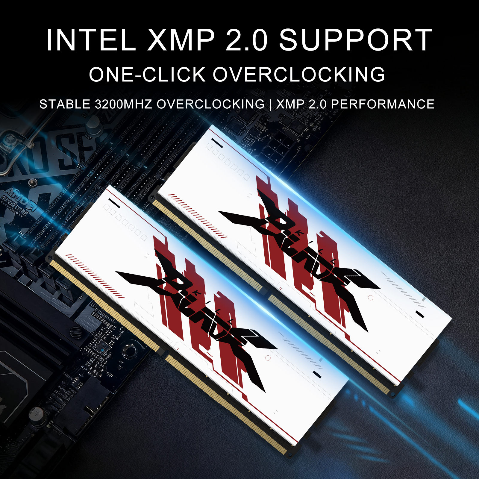 PUISKILL DDR4 Desktop Memory Enhanced Heat Dissipation RAM for Long Hour Streaming & Video Rendering Workstation 4