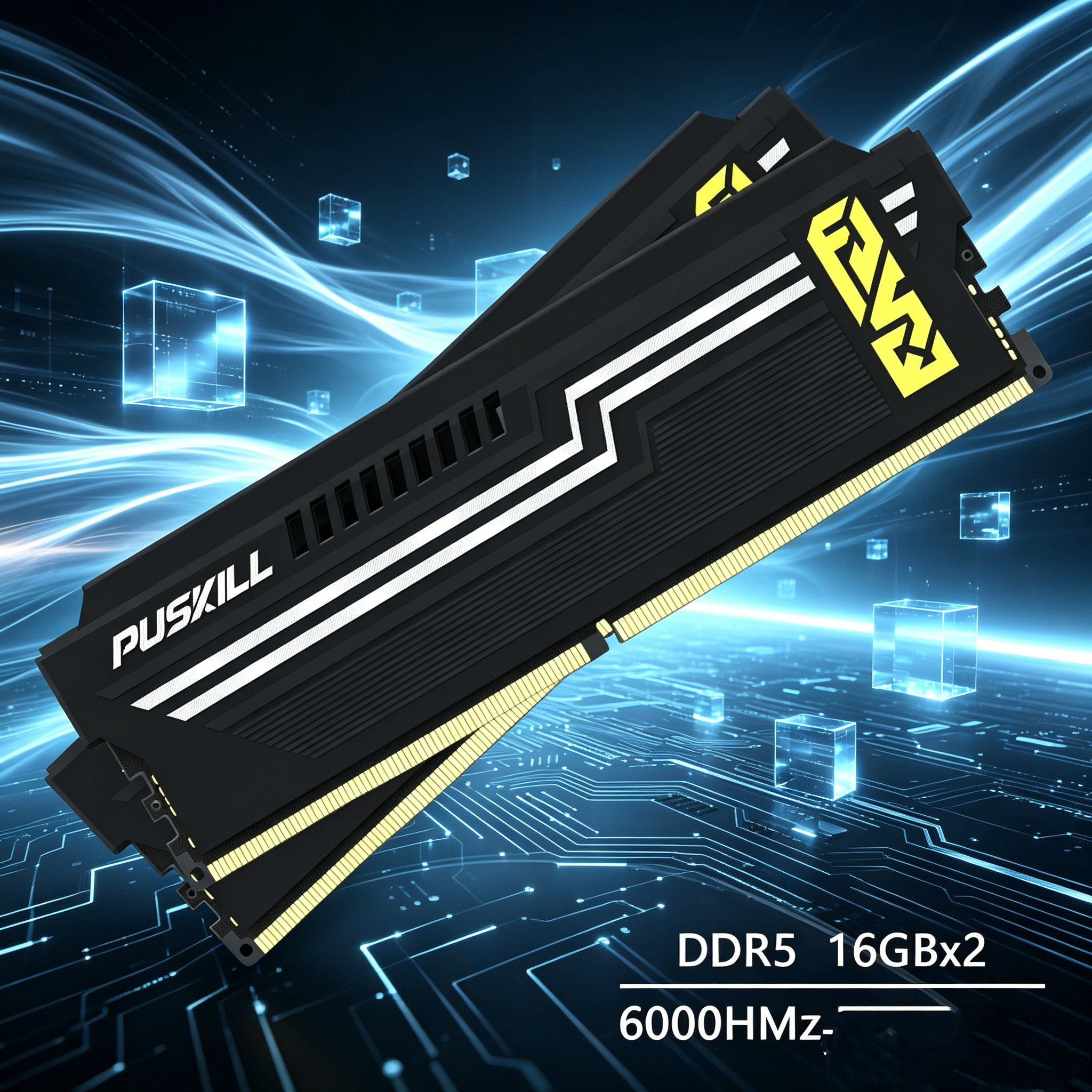 puskill premium alloy cooling ddr5 dimm memory rigorously tested stick for long load gaming and desktop hardware upgrade (复制) puskill premium alloy cooling ddr5 dimm memory rigorously tested stick for long load gaming and desktop hardware upgrade (复制)