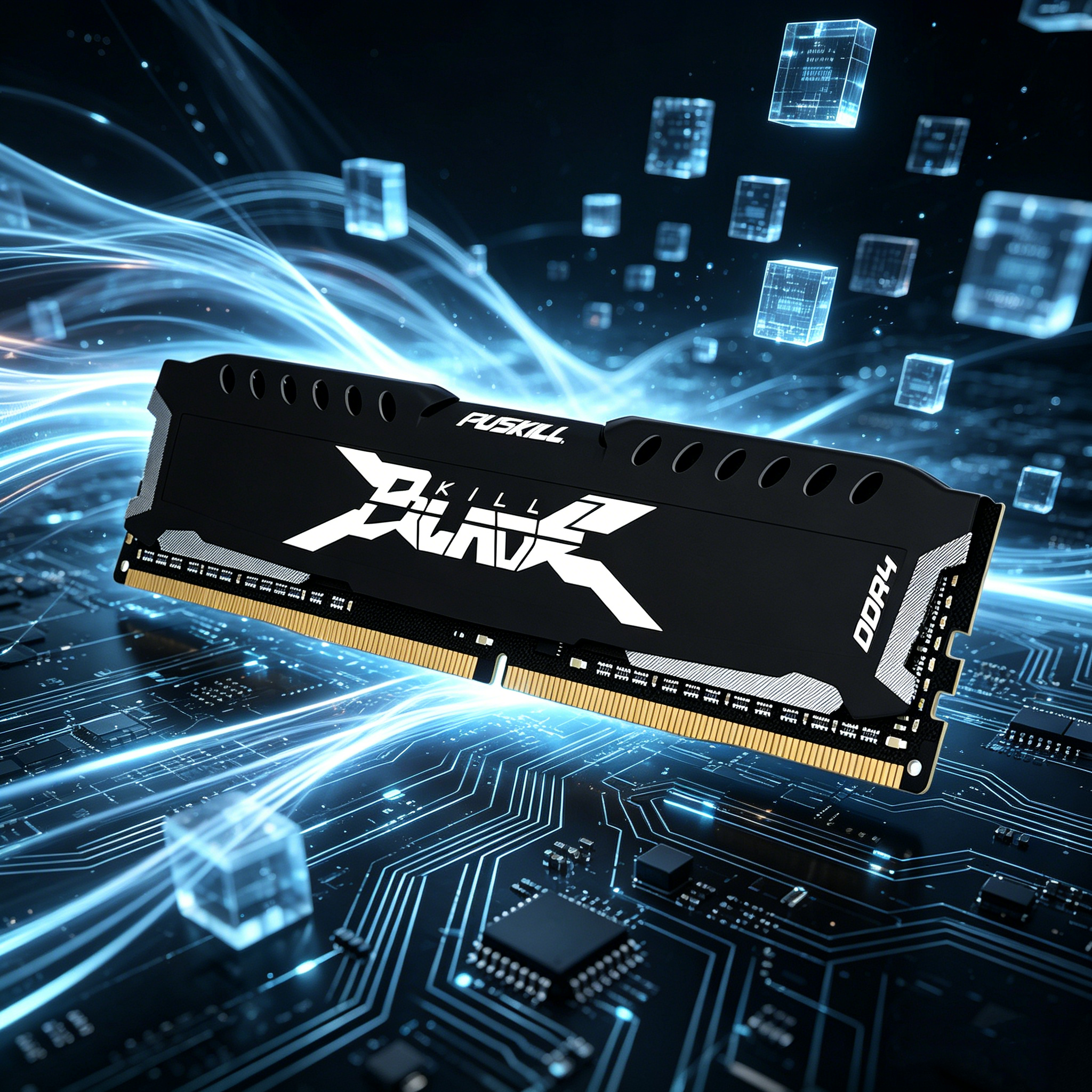 puskill 8gb 16gb 32gb ddr4 heatsink dimm ram 3200 3600mhz metal cooling memory for intel amd gaming pc & oc enthusiast builds (复制) DDR4 Gaming RAM