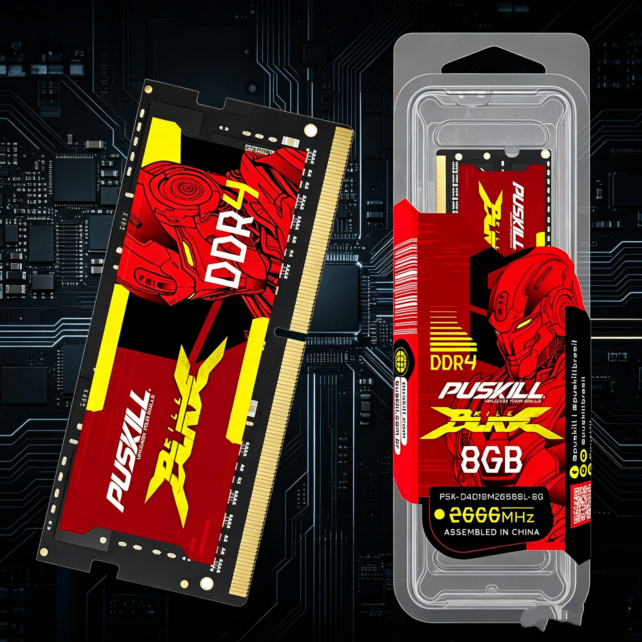 puskiill high stability ddr4 sodimm ram low heat design for business laptops and student notebooks (复制) puskiill high stability ddr4 sodimm ram low heat design for business laptops and student notebooks (复制)