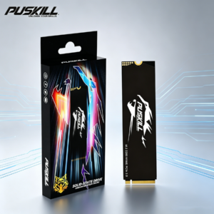 PUSKILL Advanced Flash Chip M.2 NVMe PCIe Drive Shockproof Noiseless Storage for Workstation Editing and Multi-Task Computing puskill advanced flash chip m.2 nvme pcie drive shockproof noiseless storage for workstation editing and multi task computing