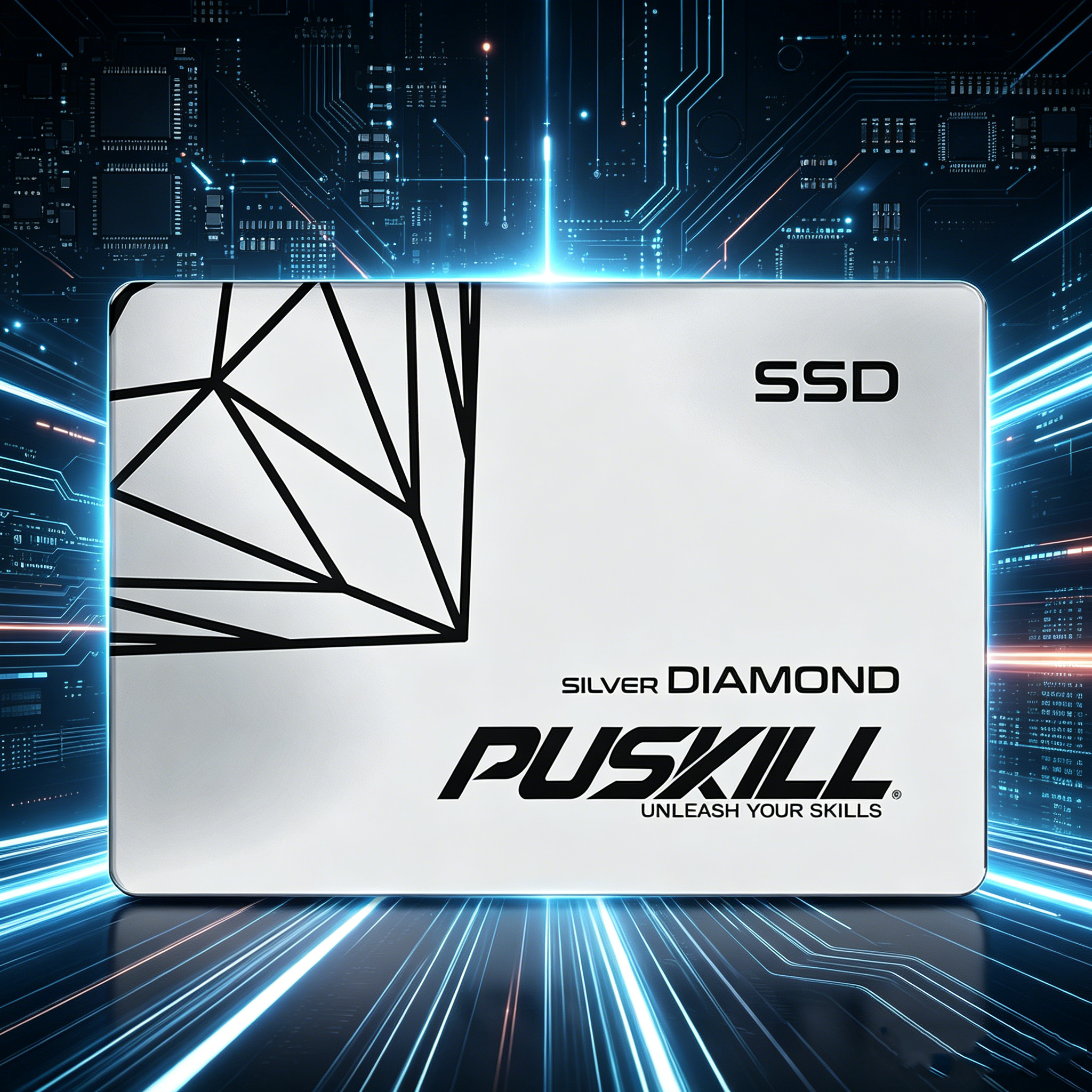 puskill 2.5 inch sata iii ssd 500gb – internal solid state drive for laptop & desktop (复制) Slim 2.5" SATA III SSD