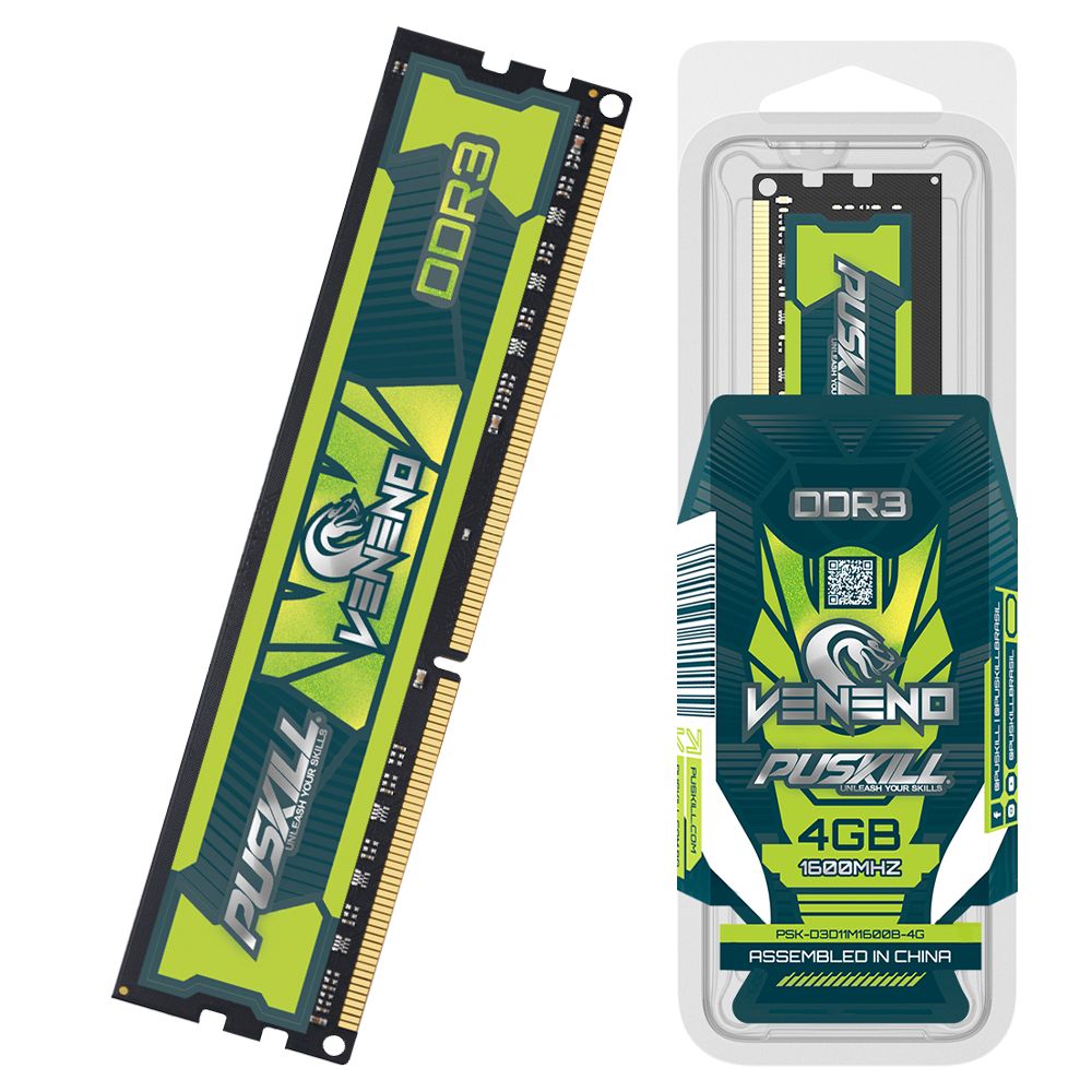 puskill reliable unbuffered ddr3 dimm memory continuous stable operation for long running basic industrial control host Reliable DDR3 DIMM Module